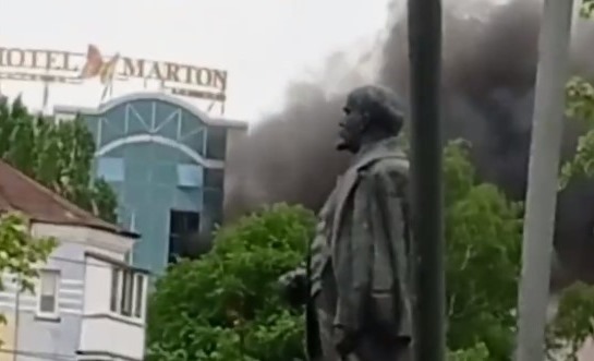 В Калининграде – пожар в отеле Marton
