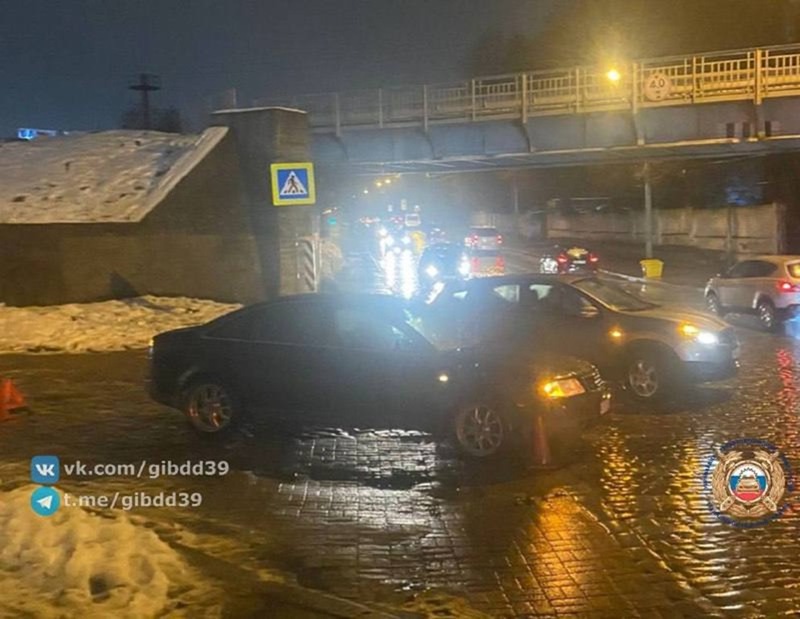 В Калининграде водитель «Ауди» стал фигурантом уголовного дела после наезда на пешехода