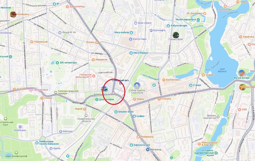 В Калининграде введены временные изменения в движении транспорта из-за обрыва контактной сети