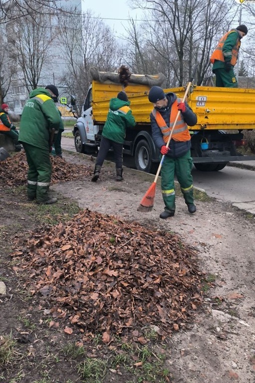 Антициклон помог &laquo;Чистоте&raquo; очистить улицы Калининграда от листвы перед снегопадами