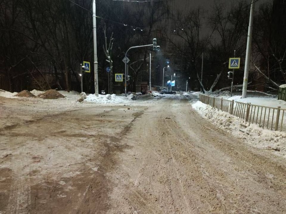 Перекрёсток Судостроительной, Инженерной и Батальной улиц в Калининграде