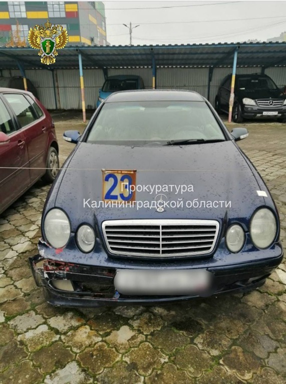 В Калининграде у пьяного водителя-рецидивиста конфисковали &laquo;Мерседес&raquo;