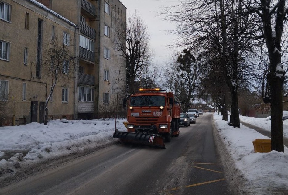 С улиц Калининграда вывезли в пять раз больше снега, чем год назад